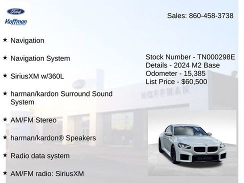 Used 2024 BMW M2 Base w/ Lighting Package image 10