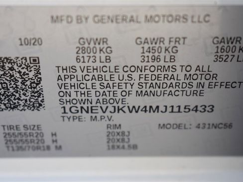 Used 2021 Chevrolet Traverse RS w/ LPO, Floor Liner Package image 45