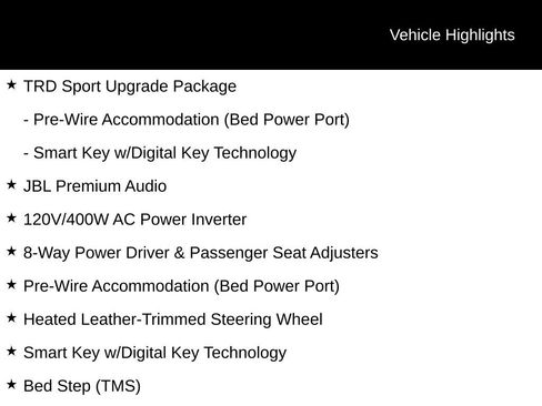 Used 2025 Toyota Tacoma TRD Sport w/ TRD Sport Upgrade Package RWD image 17