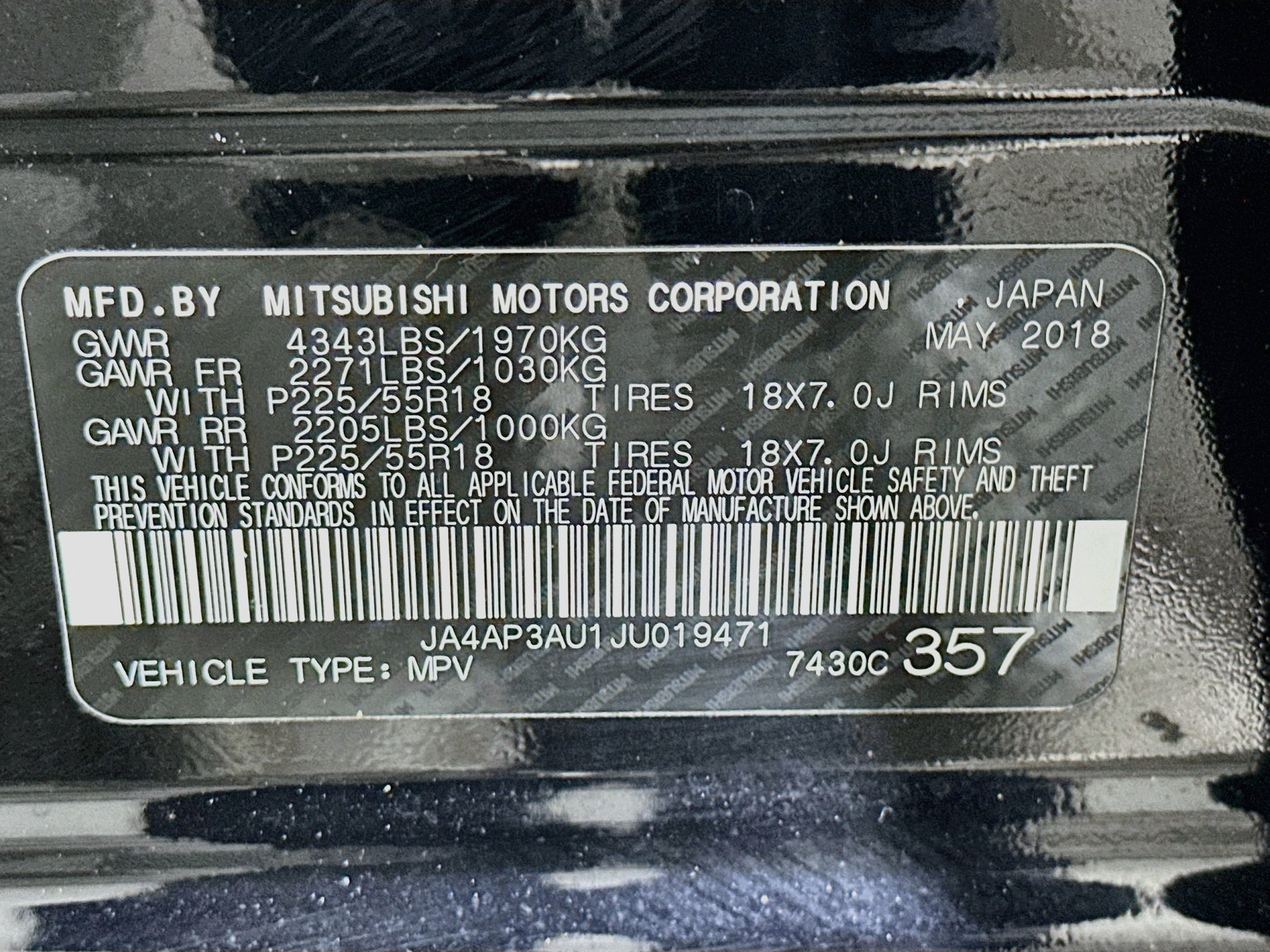 Used 2018 Mitsubishi Outlander Sport ES FWD image 12