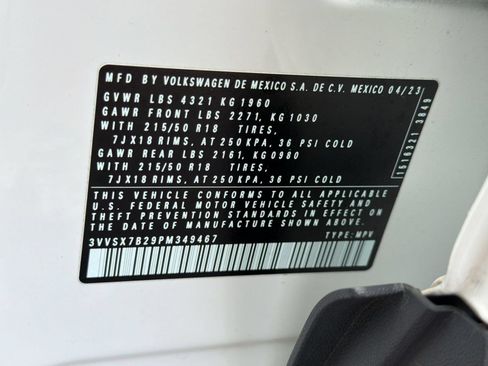 Used 2023 Volkswagen Taos SE FWD image 22