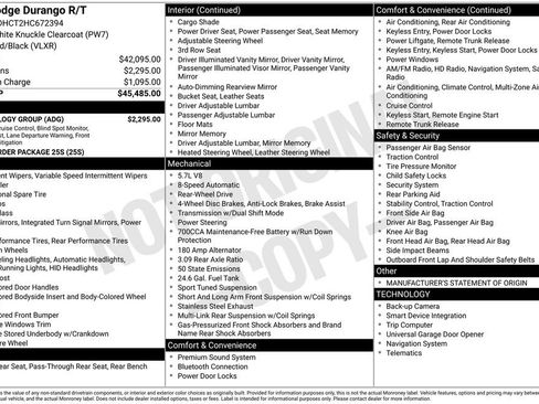 Used 2017 Dodge Durango R/T w/ Technology Group image 7