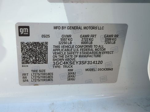 New 2025 Chevrolet Silverado 3500 W/T w/ WT Convenience Package AWD/4WD image 18