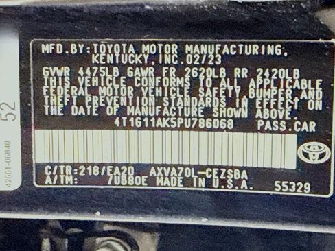 Used 2023 Toyota Camry SE FWD image 39