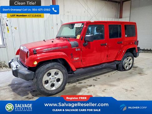 Used 2014 Jeep Wrangler Unlimited Sahara w/ Dual Top Group AWD/4WD image 1