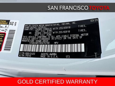 Certified 2024 Toyota Grand Highlander XLE AWD/4WD image 42