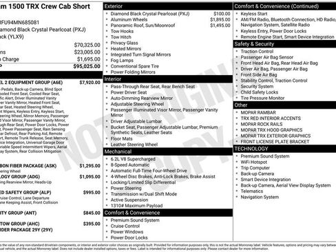 Used 2021 RAM 1500 TRX w/ TRX Level 2 Equipment Group image 4