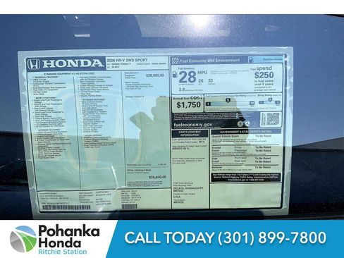 Used 2026 Honda HR-V Sport image 21