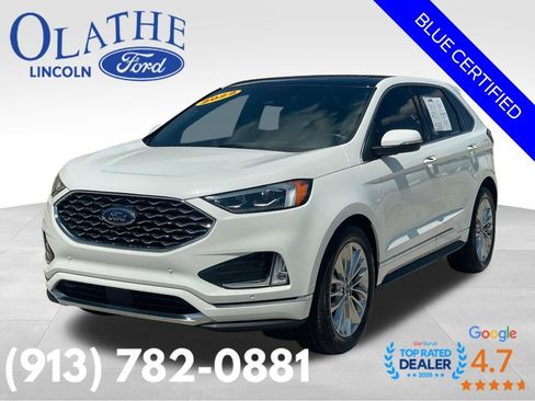 Certified 2022 Ford Edge Titanium w/ Equipment Group 301A AWD/4WD image 1