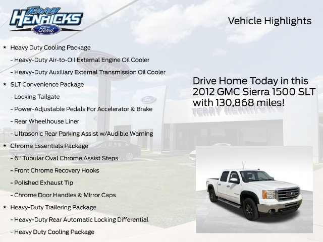 Used 2012 GMC Sierra 1500 SLT w/ Chrome Essentials Package AWD/4WD image 4