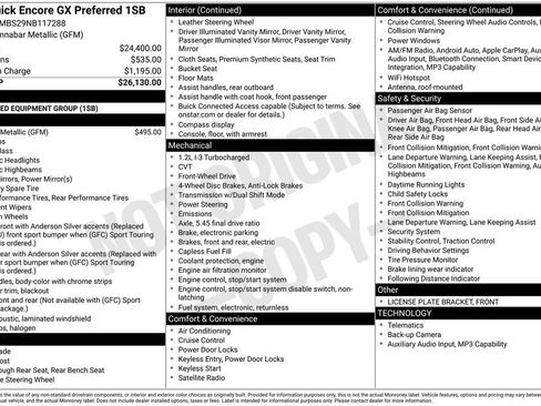 Used 2022 Buick Encore GX Preferred image 37