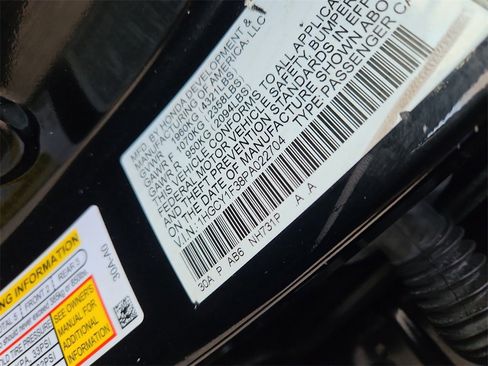 Certified 2023 Honda Accord EX image 14