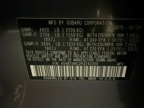 Used 2024 Subaru Outback Limited w/ Popular Package #2 image 41