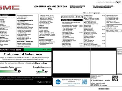 New 2026 GMC Sierra 3500 Pro