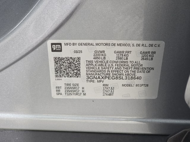 Certified 2025 Chevrolet Equinox LT AWD/4WD image 10