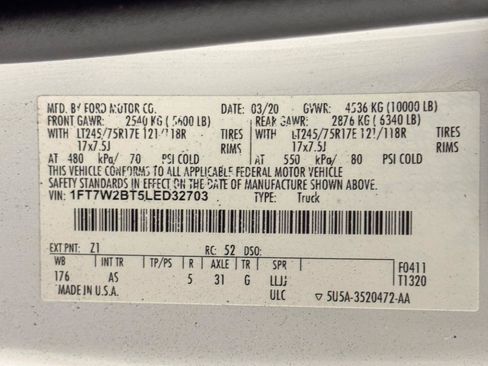 Used 2020 Ford F250 XL w/ Power Equipment Group AWD/4WD image 54