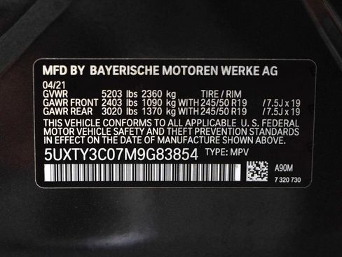 Used 2021 BMW X3 sDrive30i w/ Convenience Package RWD image 34