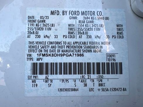 Used 2023 Ford Explorer XLT w/ Equipment Group 202A AWD/4WD image 30