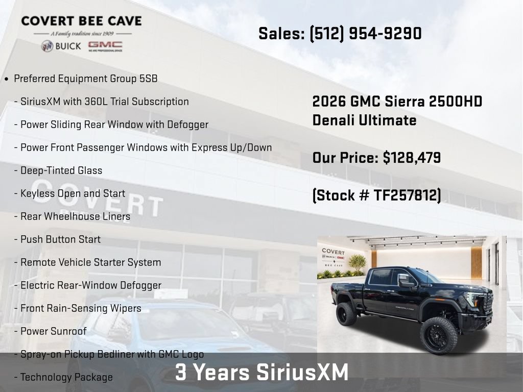 New 2026 GMC Sierra 2500 Denali Ultimate AWD/4WD image 9