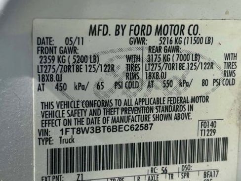 Used 2011 Ford F350 XL AWD/4WD image 9