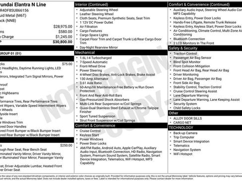 New 2025 Hyundai Elantra N Line image 5