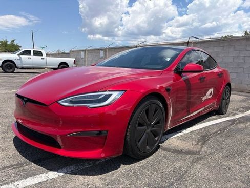 Used 2021 Tesla Model S Plaid AWD/4WD image 2