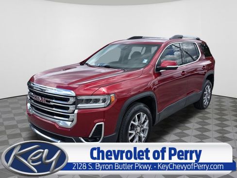 Used 2021 GMC Acadia SLT w/ Trailering Package FWD image 1