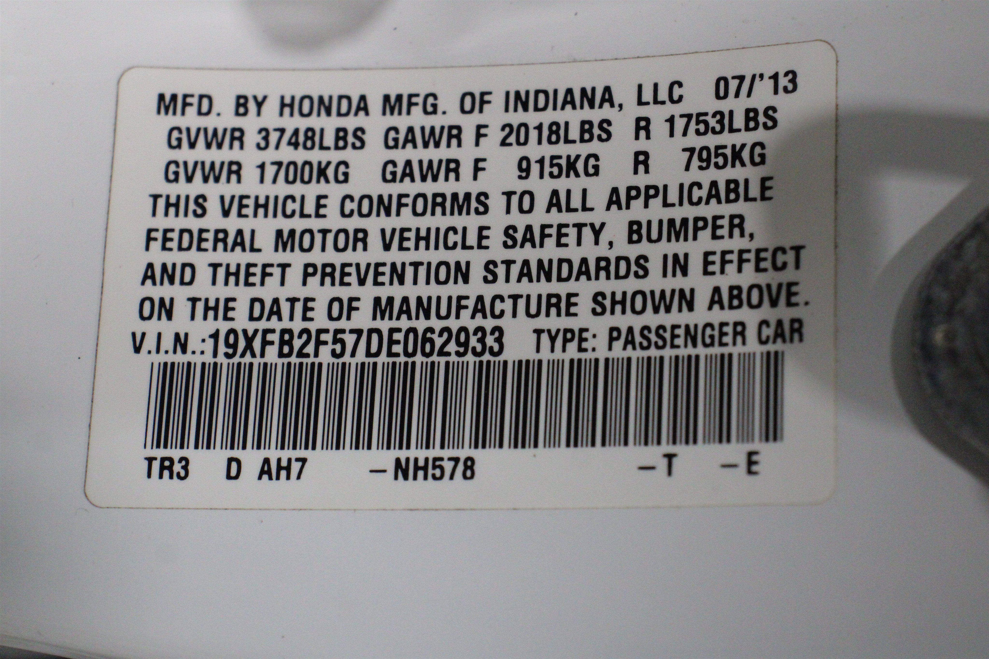 Used 2013 Honda Civic LX image 38
