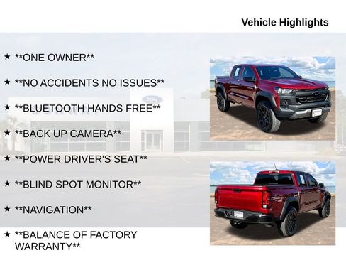 Used 2024 Chevrolet Colorado Trail Boss w/ Technology Package AWD/4WD image 6