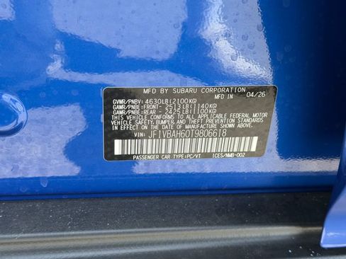 New 2026 Subaru WRX Premium AWD/4WD image 25