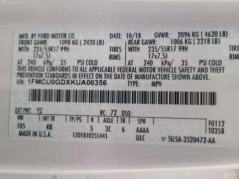 Used 2019 Ford Escape SE FWD image 33