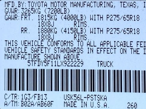 Used 2020 Toyota Tundra SR5 w/ TRD Off-Road Package image 51