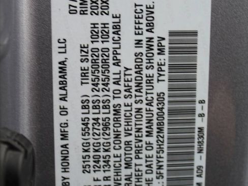 Used 2021 Honda Pilot Special Edition image 46
