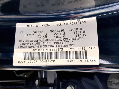 Used 2019 MAZDA MAZDA3 AWD Sedan w/ Preferred Package image 33