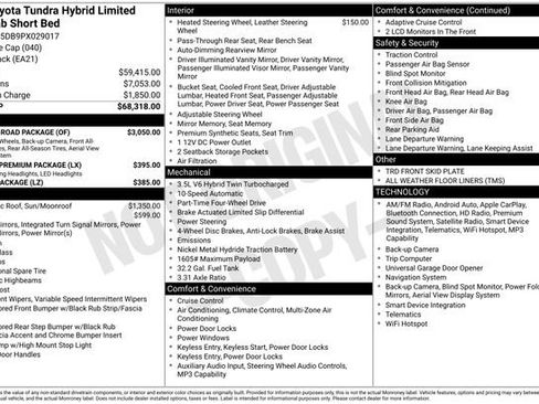 Used 2023 Toyota Tundra Limited w/ TRD Off-Road Package AWD/4WD image 40
