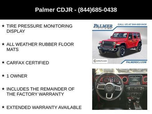 Certified 2022 Jeep Wrangler Unlimited Rubicon w/ Steel Bumper Group image 30