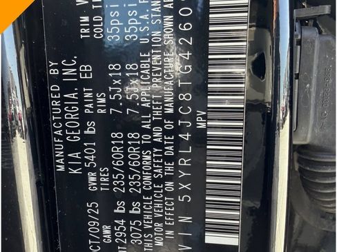 Used 2026 Kia Sorento S w/ S Panoramic Sunroof Package FWD image 29