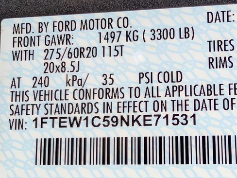Certified 2022 Ford F150 XLT w/ Equipment Group 302A High RWD image 27