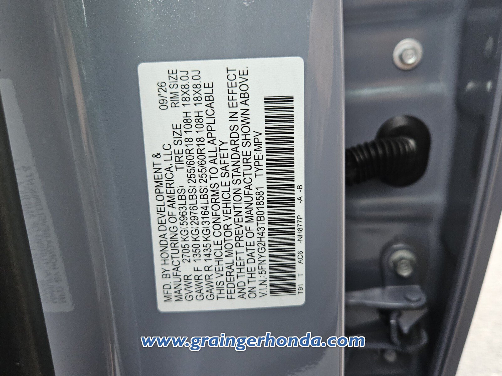 New 2026 Honda Pilot EX-L image 13