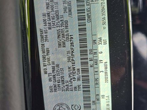 Used 2023 Ford F150 Lariat w/ Equipment Group 502A High image 31