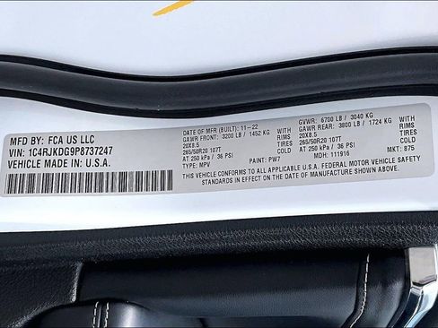 Used 2023 Jeep Grand Cherokee L Overland w/ Rear Seat Video Group I AWD/4WD image 34