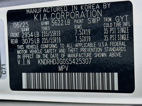 Used 2025 Kia Sorento EX w/ EX Panoramic Sunroof Package AWD/4WD image 12