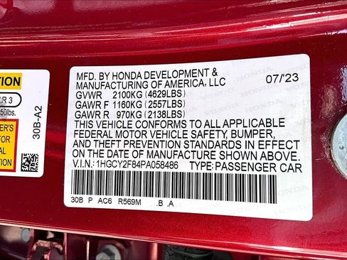 Used 2023 Honda Accord Touring image 32