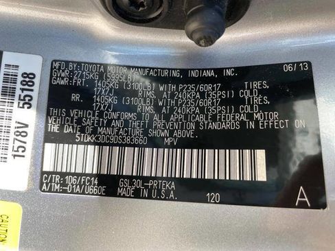 Used 2013 Toyota Sienna LE FWD image 40