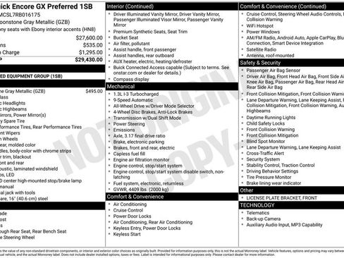 Used 2024 Buick Encore GX Preferred image 36