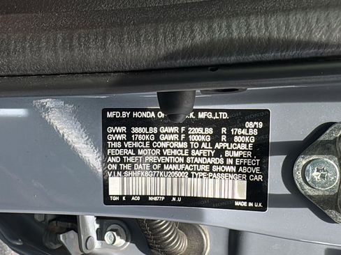 Used 2019 Honda Civic Type R image 21