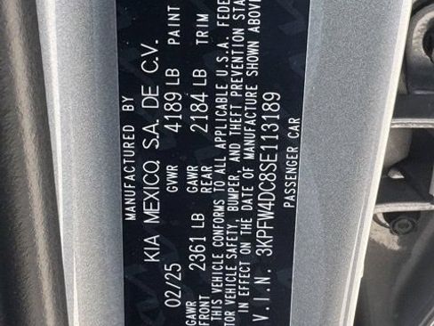 Certified 2025 Kia K4 GT-Line Turbo FWD image 17