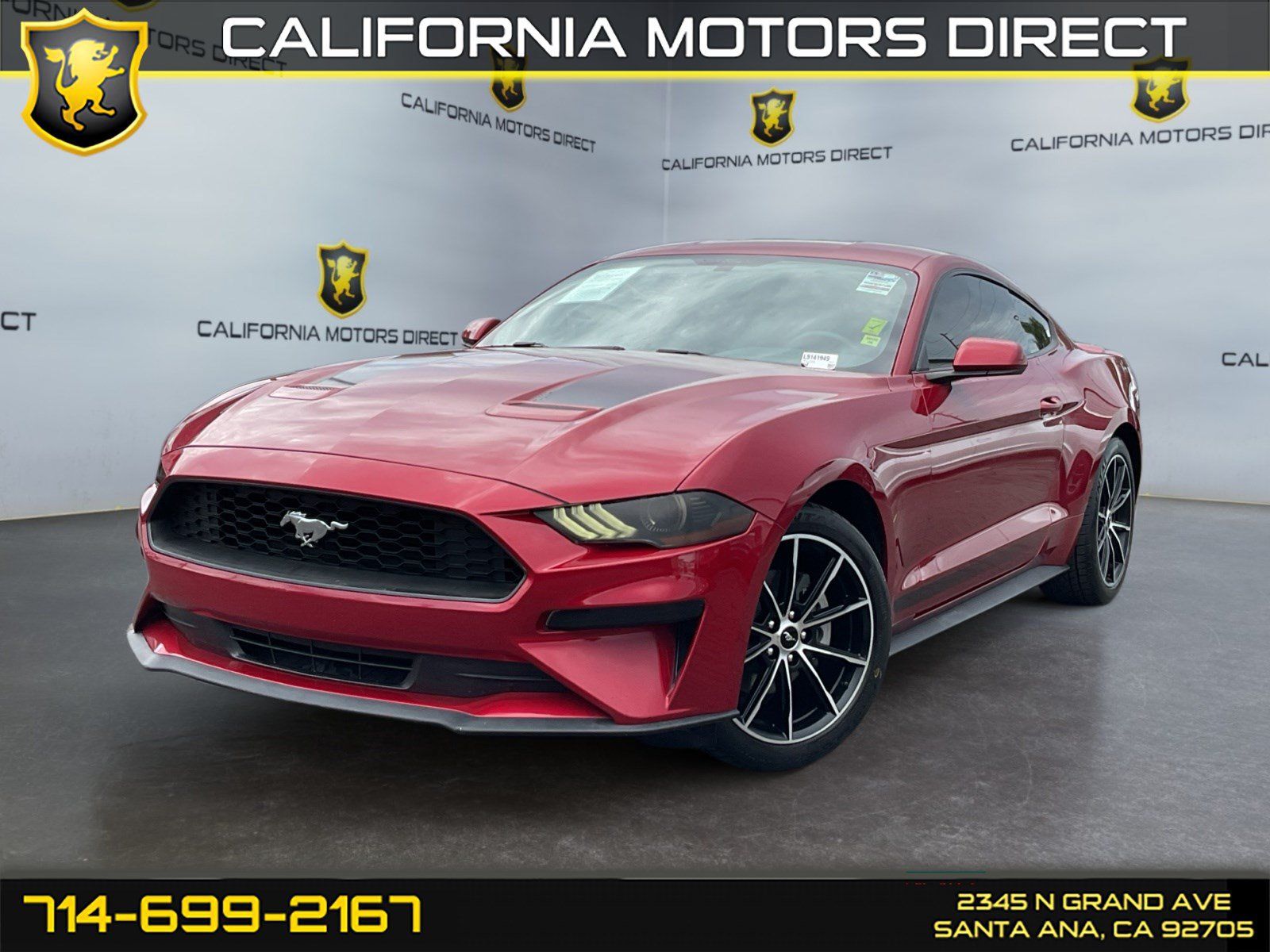 Used 2020 Ford Mustang Coupe w/ Equipment Group 101A RWD image 1