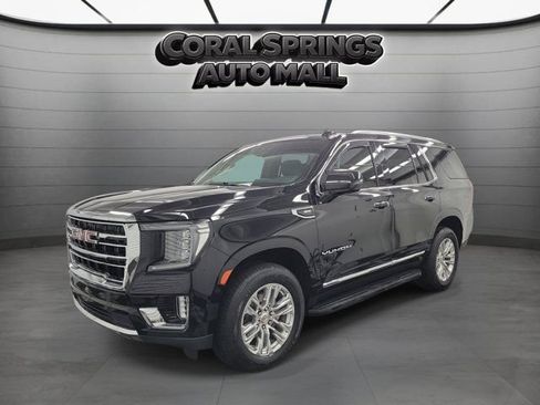 Used 2021 GMC Yukon SLT w/ SLT Premium Package RWD image 3