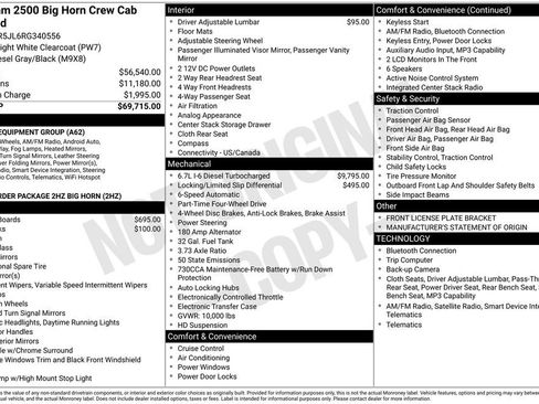 Used 2024 RAM 2500 Big Horn image 29